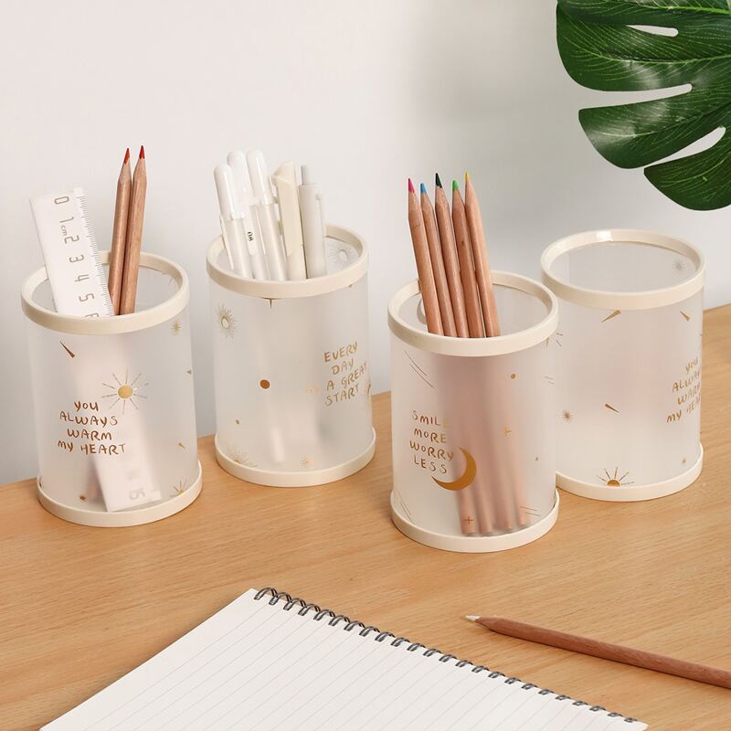 

1pc Random Plastic Diy Assembly Pen Holder