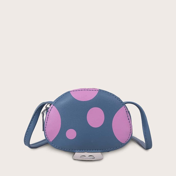 

Girls Mushroom Design Crossbody Bag