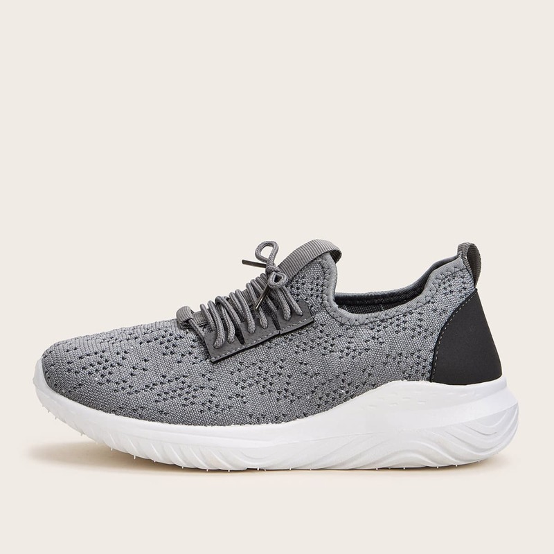 

Guys Lace-up Front Wide Fit Sneakers, Grey