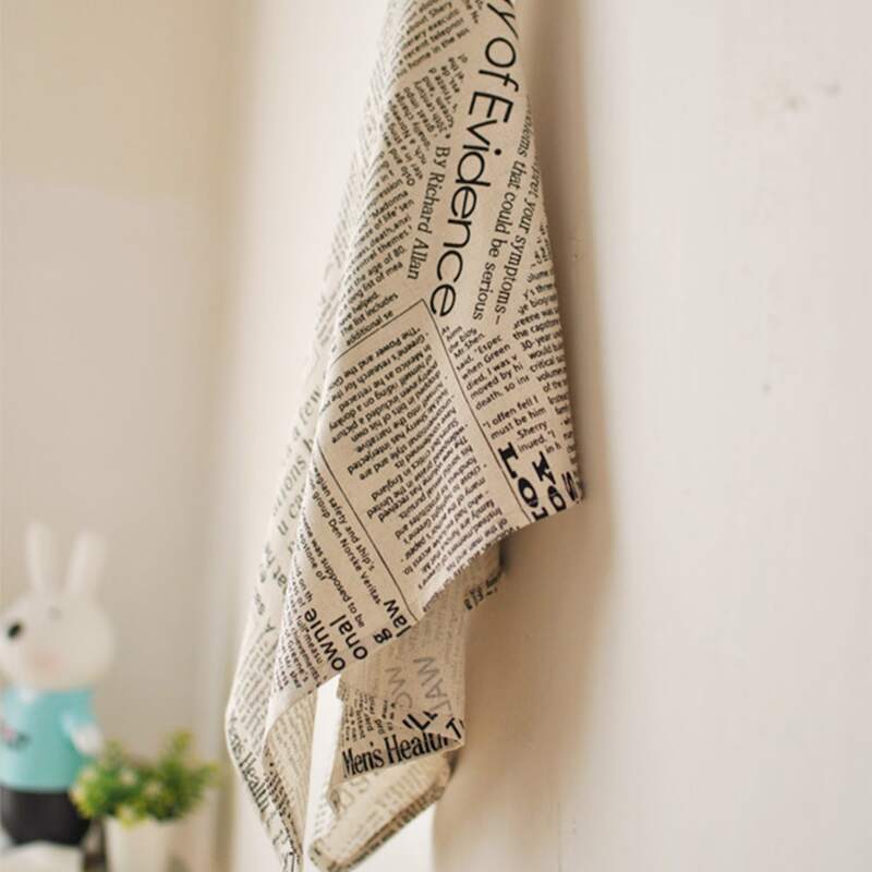 

Newspaper Pattern Napkin, Multicolor