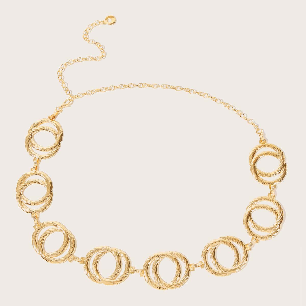 

Link Decor Waist Chain, Gold