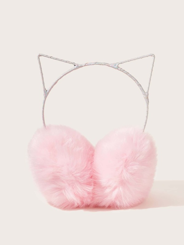 

Ear Decor Fluffy Earmuffs, Pink