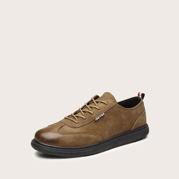 

Men Lace-up Front Dress Shoes, Brown