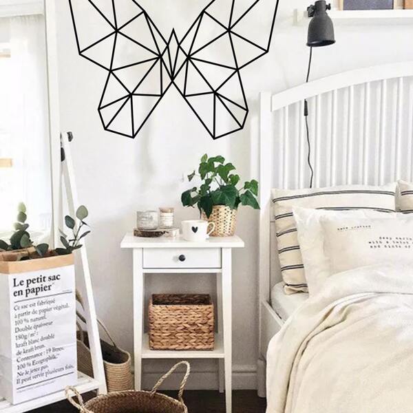 

Geometric Butterfly Print Wall Sticker