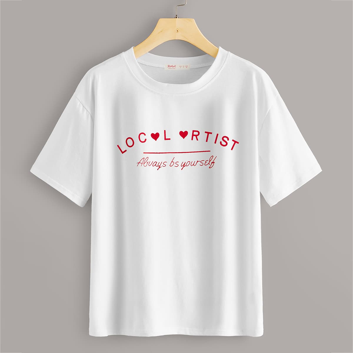 

Slogan Graphic Short Sleeve Tee, White