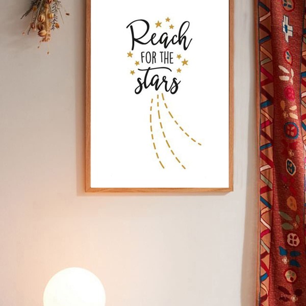 

Abstract Slogan Wall Art Print Without Frame