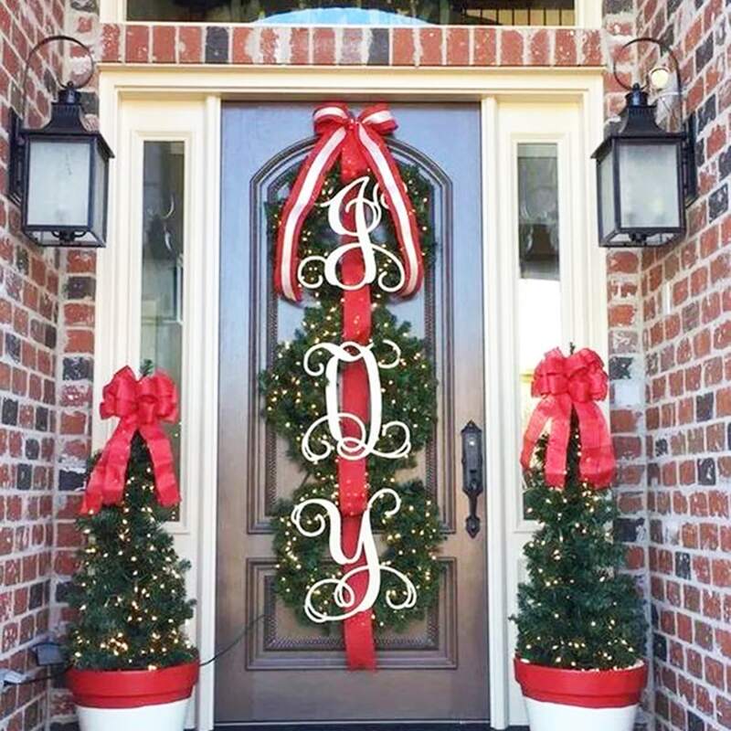 

1pc Christmas Print Floor Mat, Red