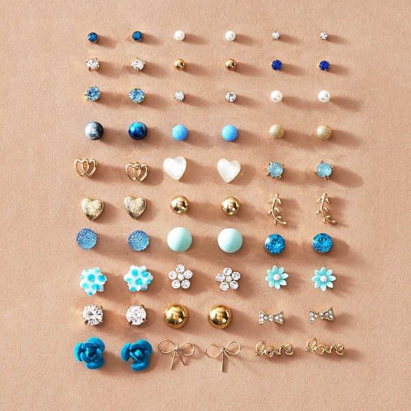 

Многоцветный Повседневный Серьги