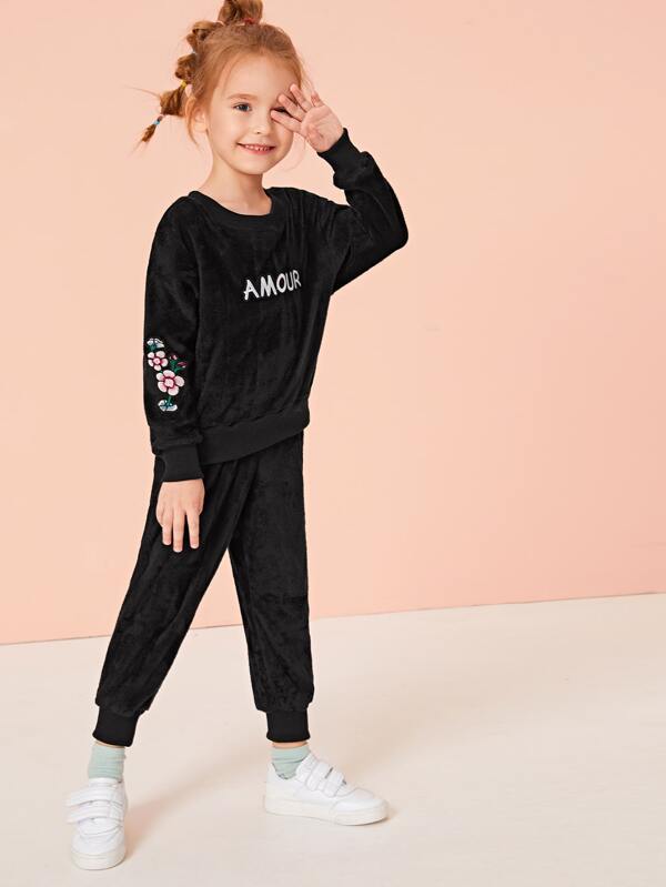 toddler girl sweatpants and sweatshirts