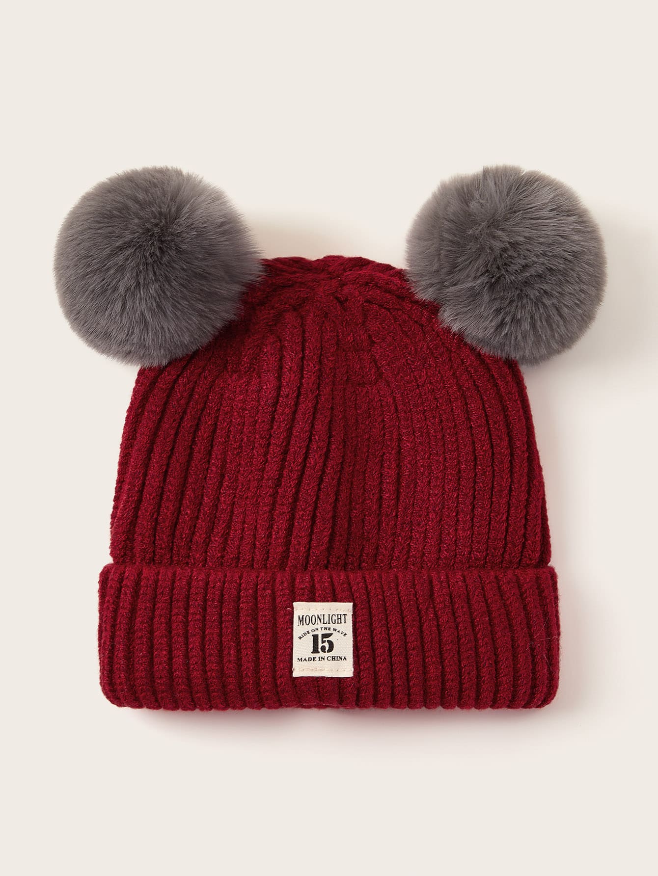 Bebe Bonnet Avec Piece Et Pompons Mode En Ligne Shein France