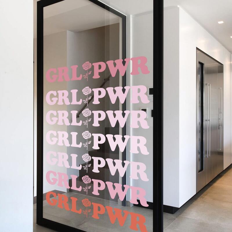 

Gradient Slogan Print Wall Sticker