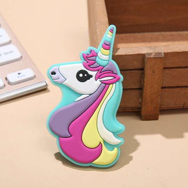 

1pc Cartoon Unicorn Shaped Pencil Sharpener