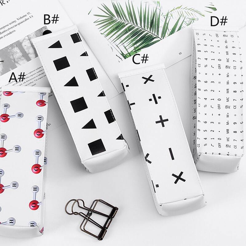 

1pc Geometric Pattern Pencil Case