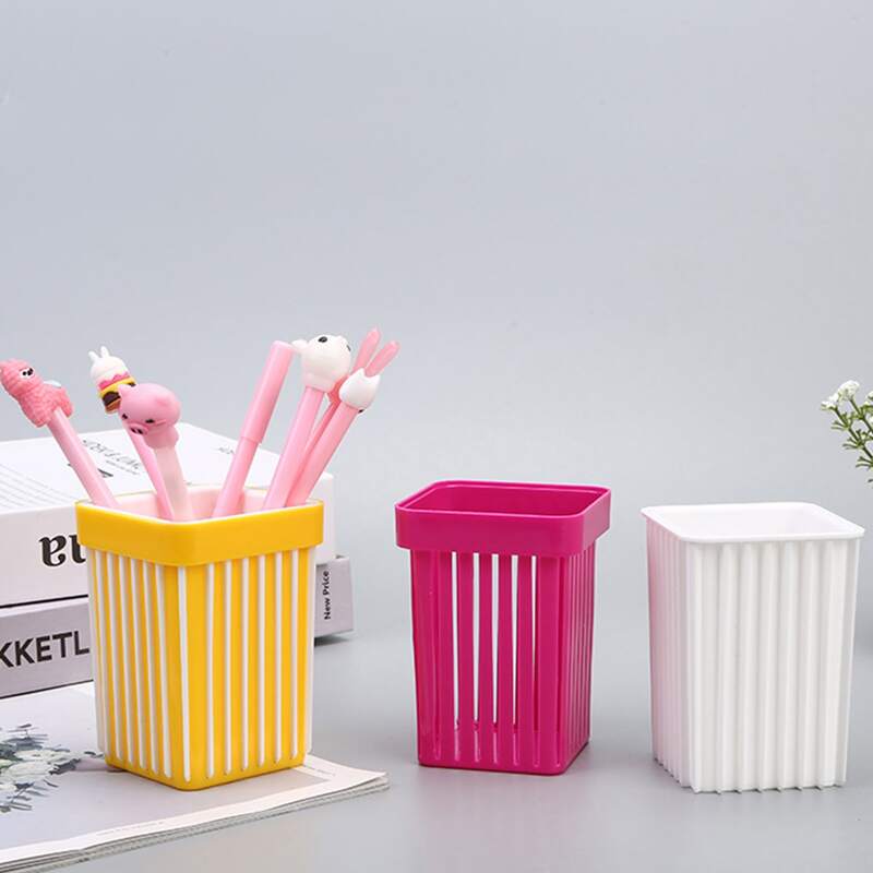 

1pc Double Layer Multifunctional Pen Holder