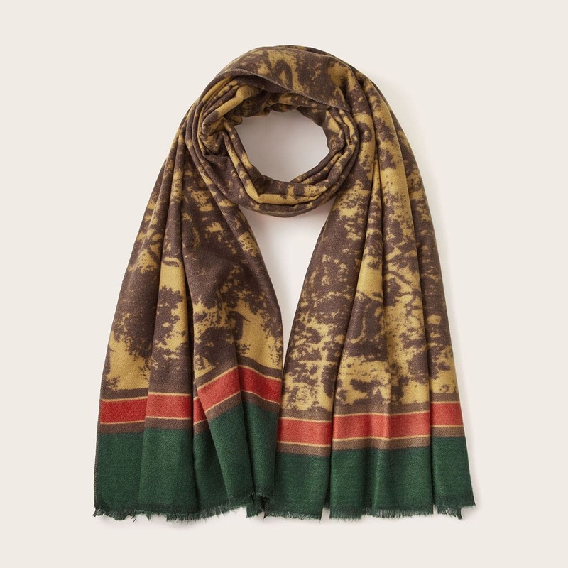 

Color Block Graphic Scarf, Multicolor