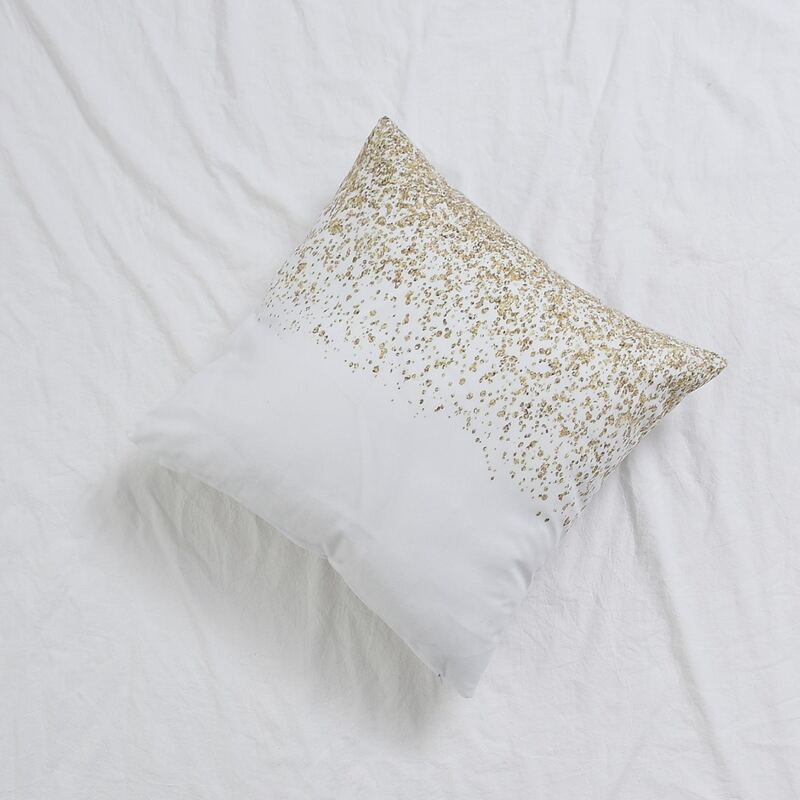 

Glitter Gradient Pattern Cushion Cover Without Filler, Multicolor