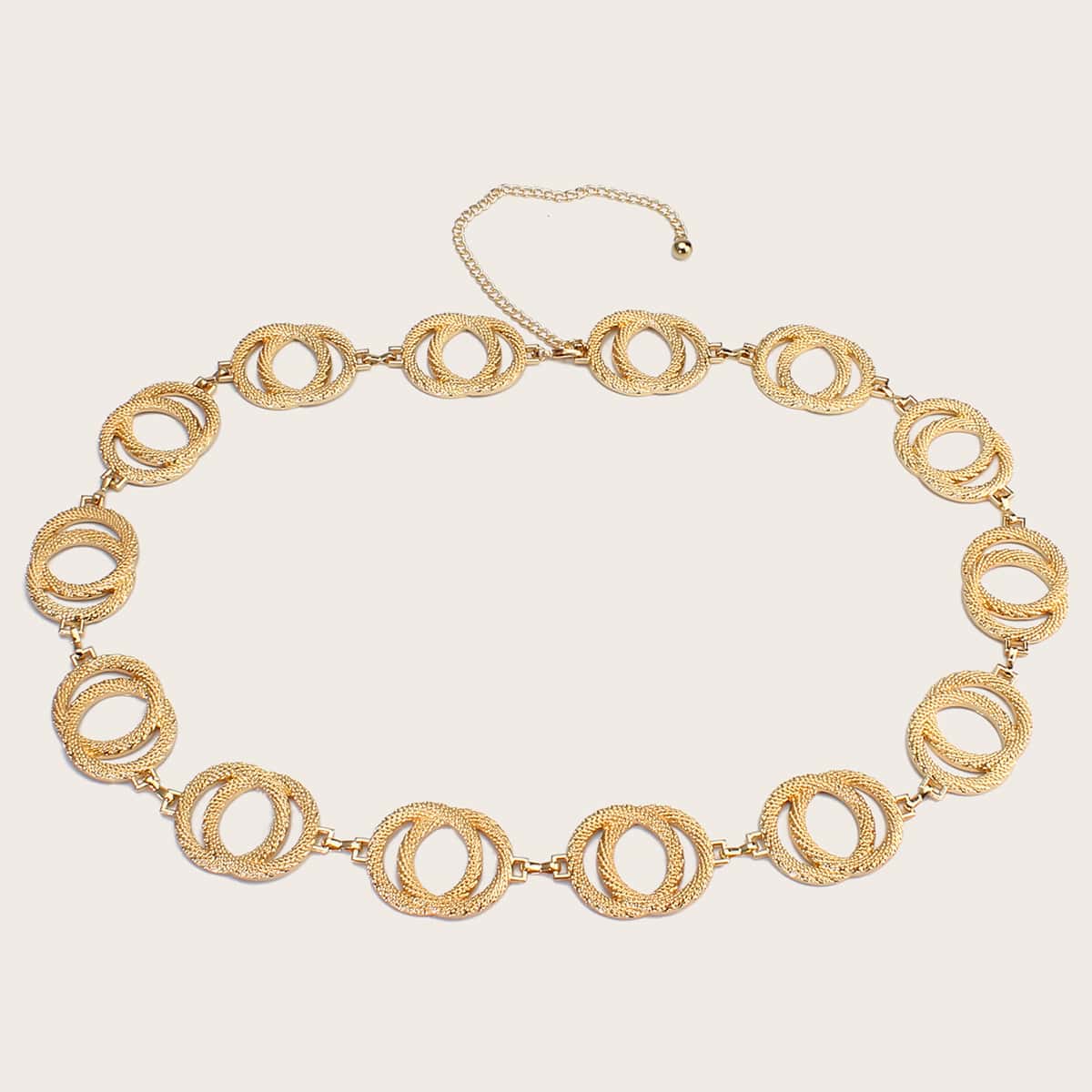 

Double O-ring Waist Chain, Gold