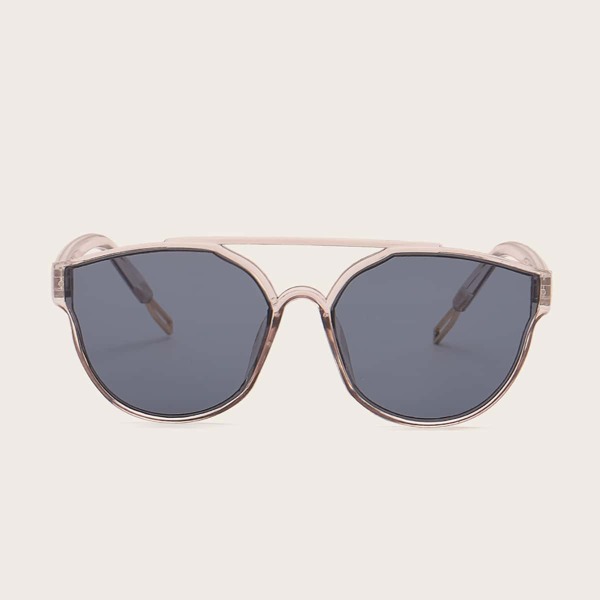 

Мужские солнечные очки с прозрачной рамкой, Серые