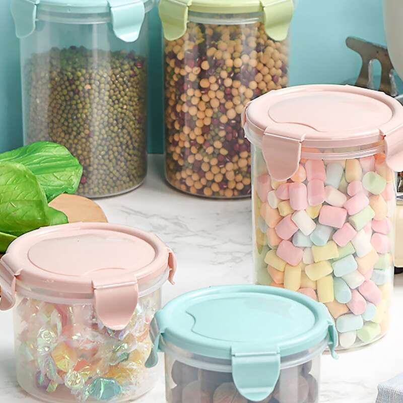 

1pc Kitchen Food Storage Box, Multicolor