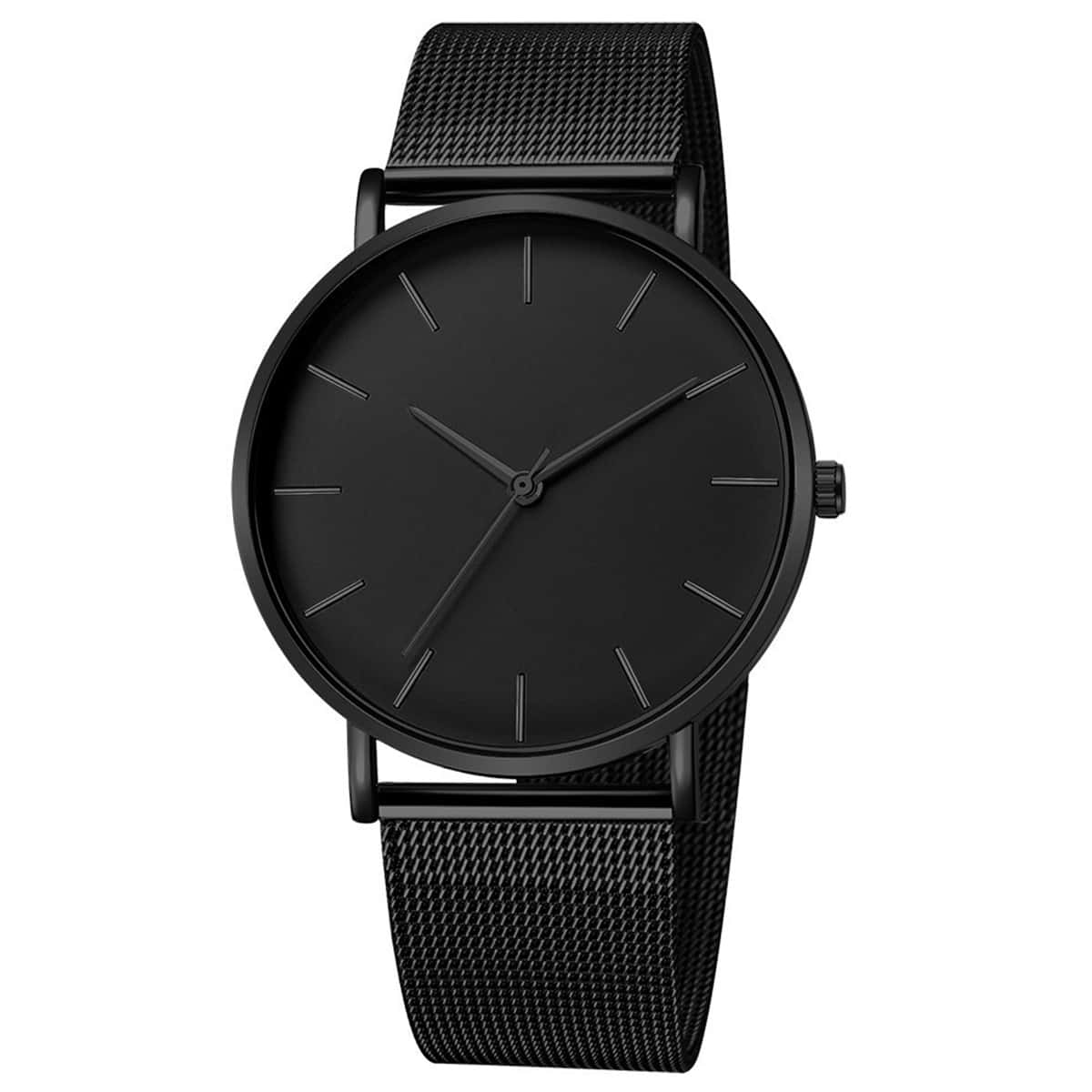 

Guys Mesh Strap Minimalist Quartz Watch