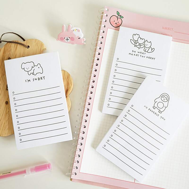 

1pack Cartoon Graphic Memo Pad