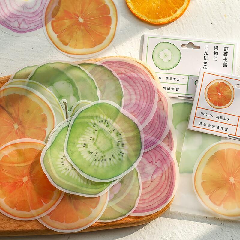 

1pack Fruit Pattern Sulfuric Acid Paper Sticky Note