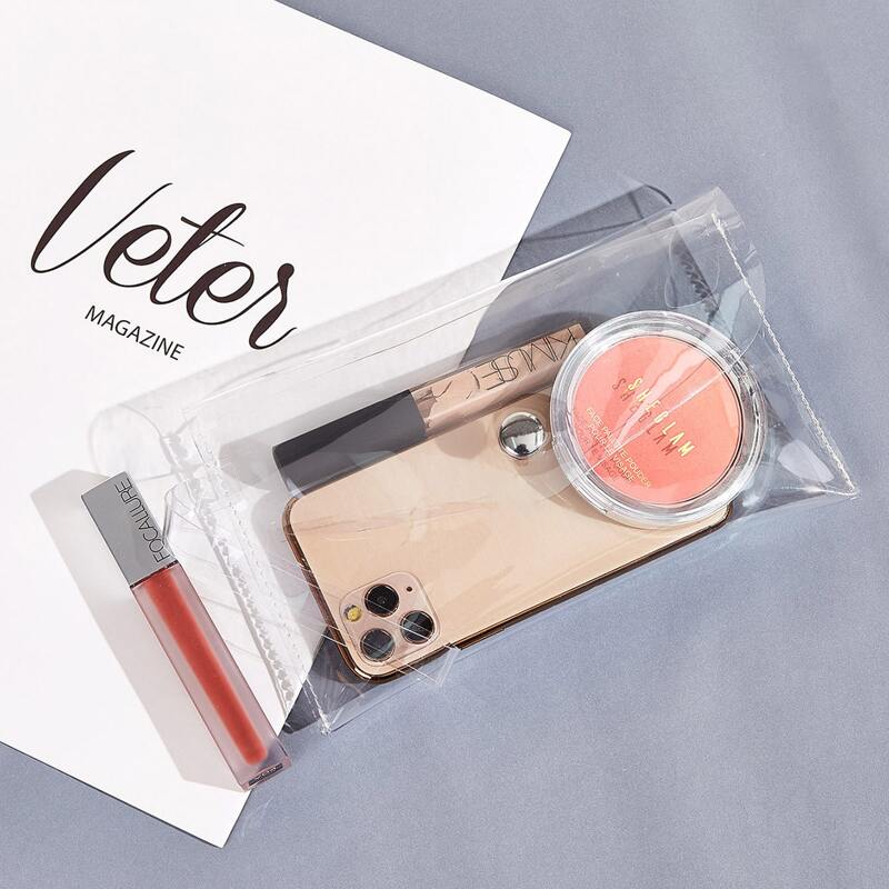 

Transparent Clutch Bag With Wristlet, Clear