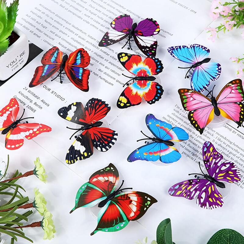 

3pcs Random Butterfly Shaped Night Light, Multicolor