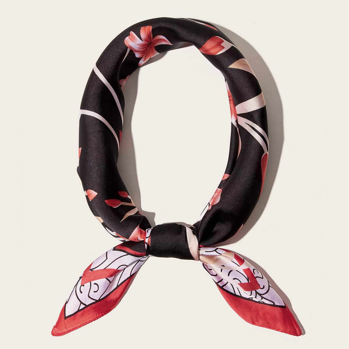 

Flower Pattern Bandana, Multicolor