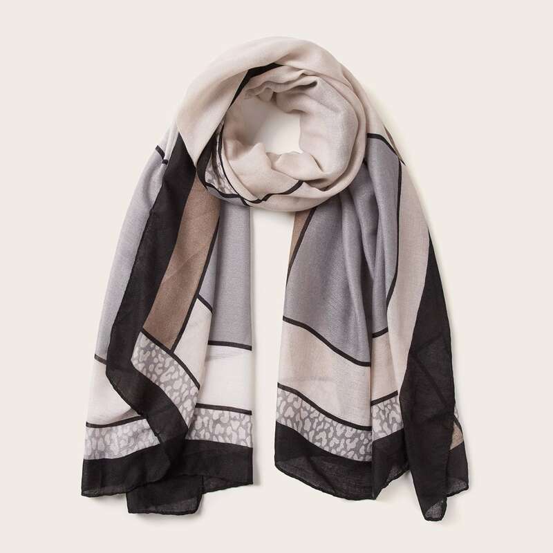 

Color Block Scarf, Multicolor