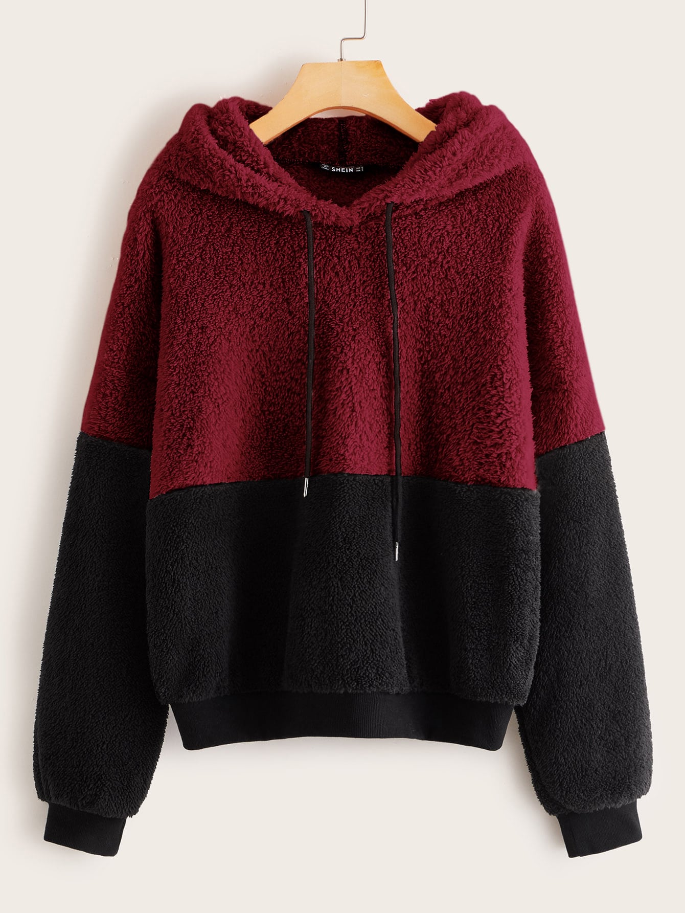 teddy hoodie multicolor