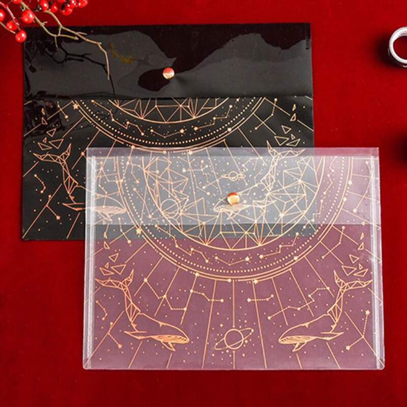 

1pc Whale Laser Pattern File Bag