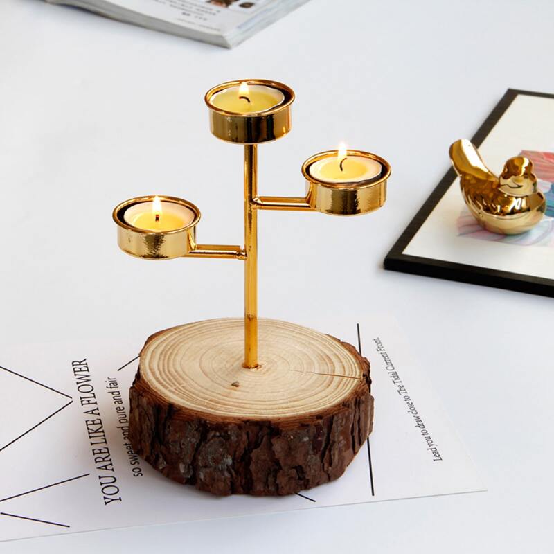 

1pc 3 Branch Candle Holder