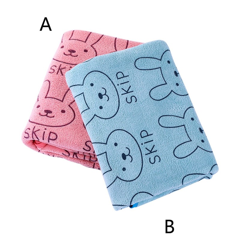 

1pc Rabbit Print Bath Towel, Multicolor