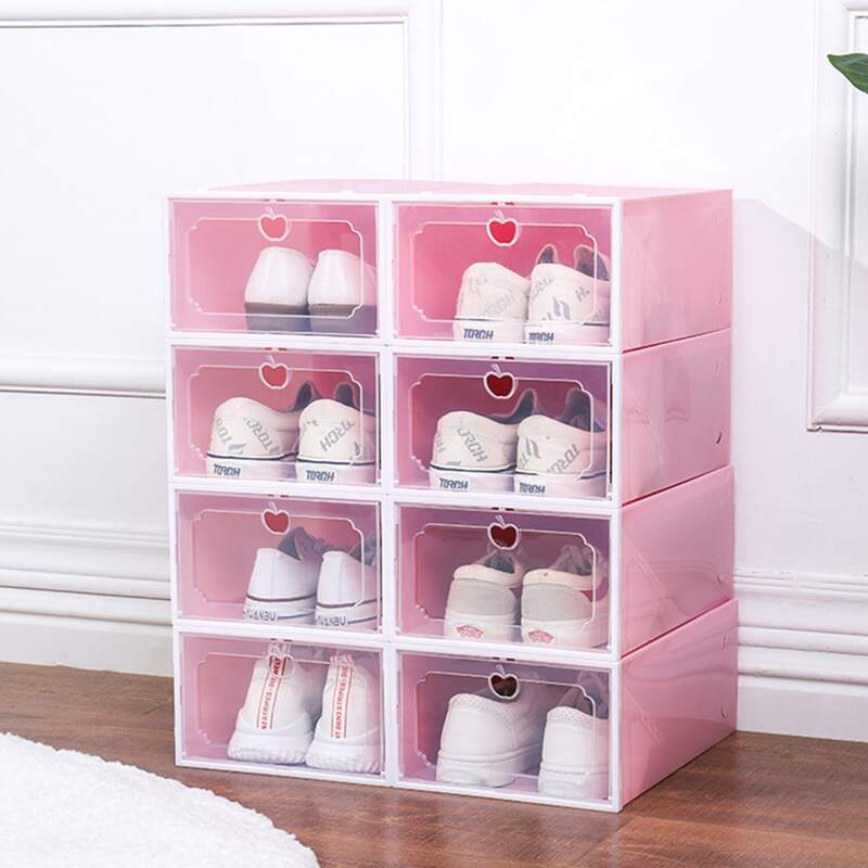 

1pc Shoe Storage Box, Multicolor
