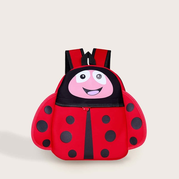 

Kids Ladybird Design Backpack, Red