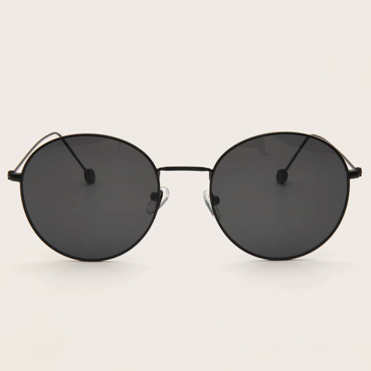 

Guys Round Frame Sunglasses, Black