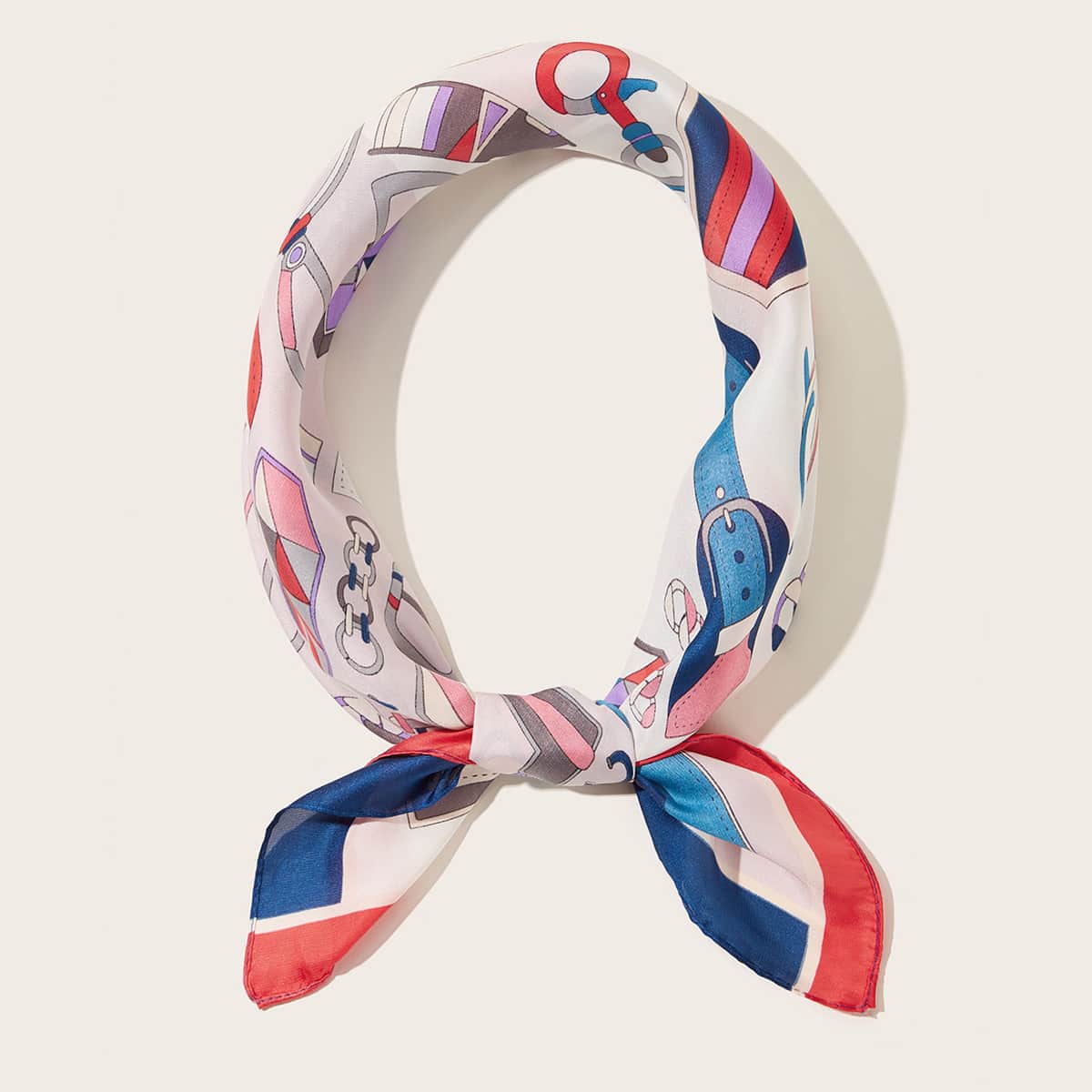 

Mixed Pattern Bandana, Multicolor