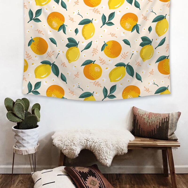 

Lemon & Orange Print Tapestry
