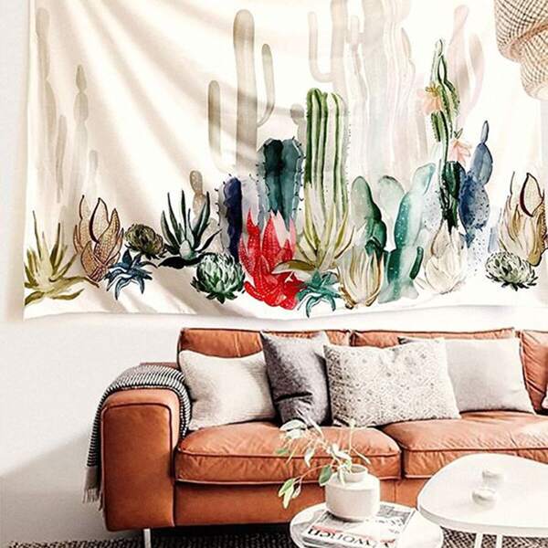 

Cactus Print Tapestry