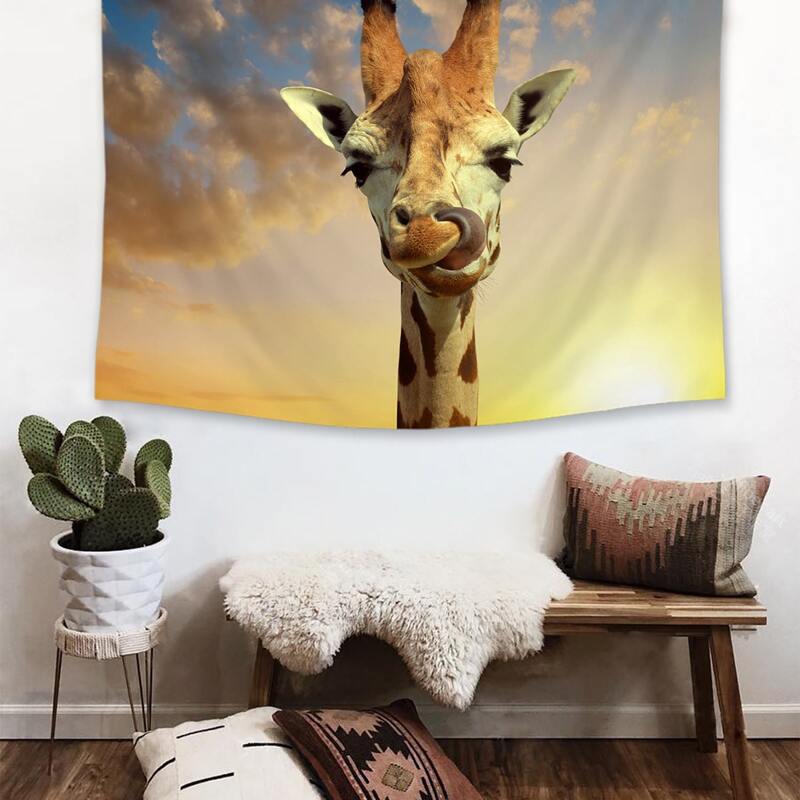 Giraffe Print Tapestry