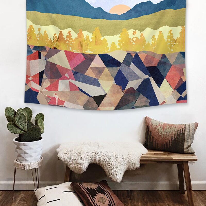 

Oil Painting Scenery Print Tapestry