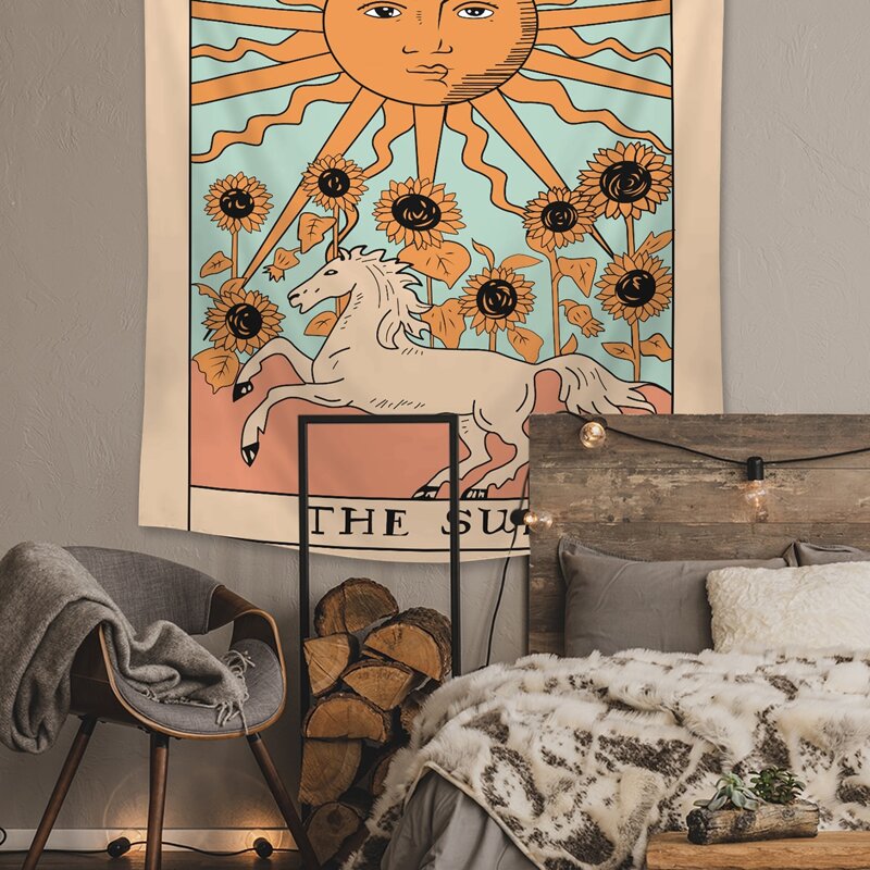 

Sun & Horse Print Tapestry