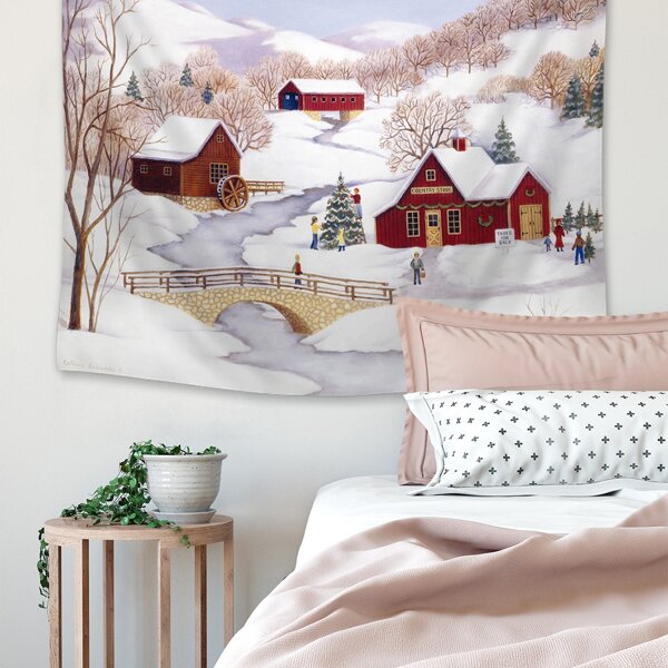 

Snow Scene Print Tapestry
