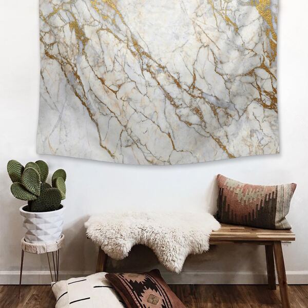

Marble Pattern Print Tapestry