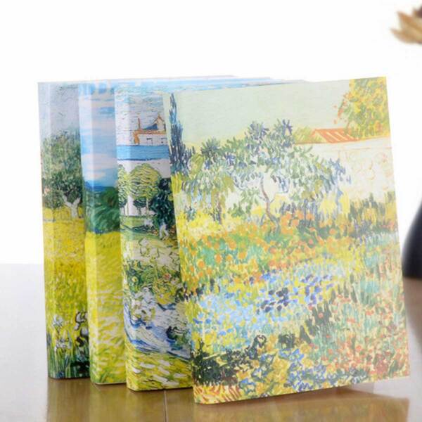 

1pack Random Oil Painting Cover Notebook