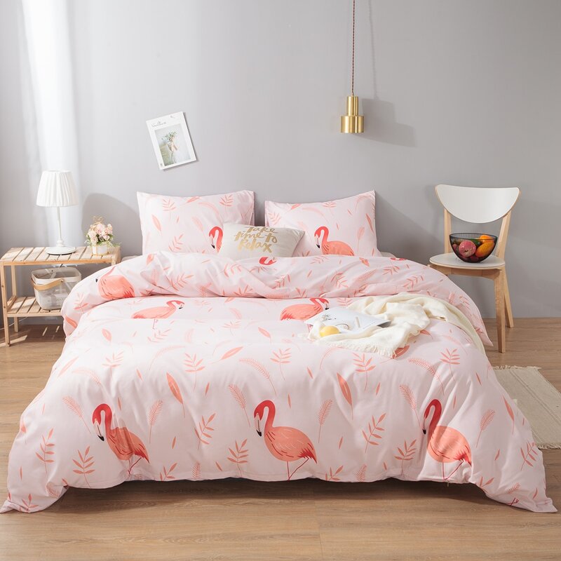 

Flamingo Pattern Sheet Set, Pink