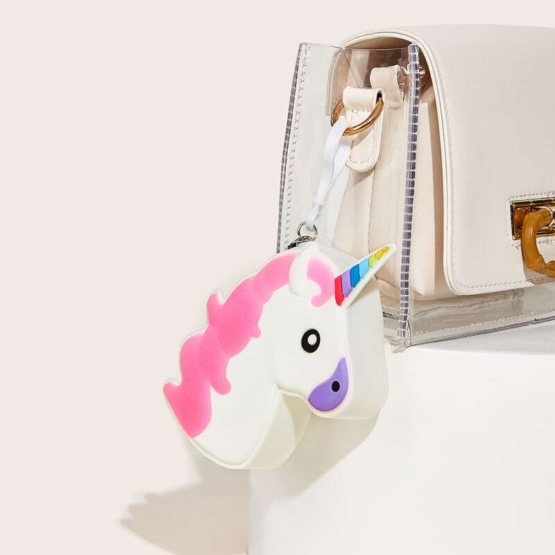 

Cartoon Charm Bag Accessory, Multicolor