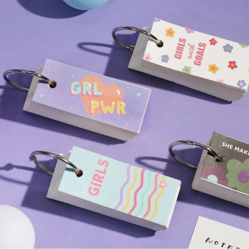 

1pack Random Portable Ring Memo Card
