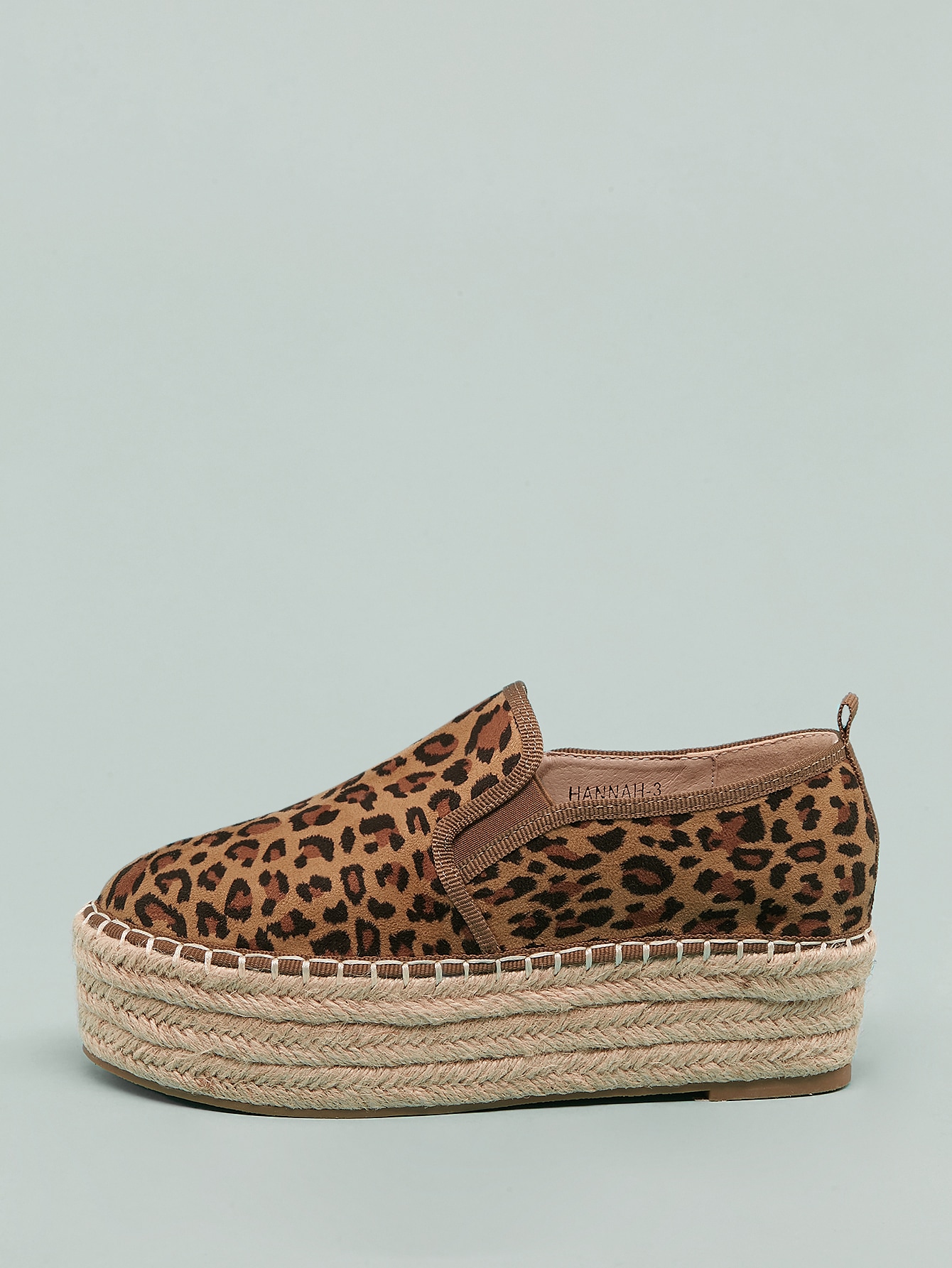 leopard espadrille sneaker